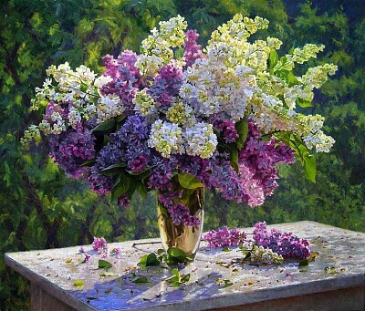 vase de lilas