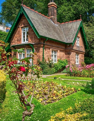 Jardines floriados