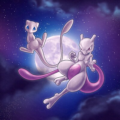 Pokémon. Mew y Mewtwo