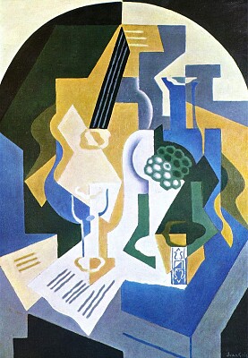 Juan Gris bleu jaune