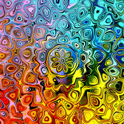 Abstract jigsaw puzzle