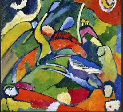 Kandinsky femme endormie