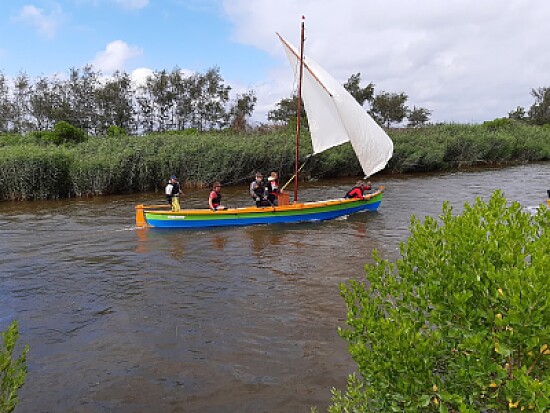 Pinasse à voile Ville Le Teich