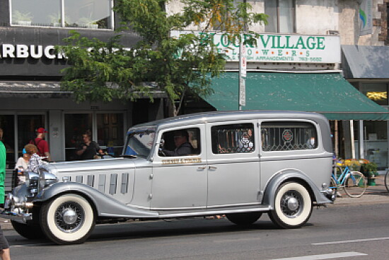 Antique hearse