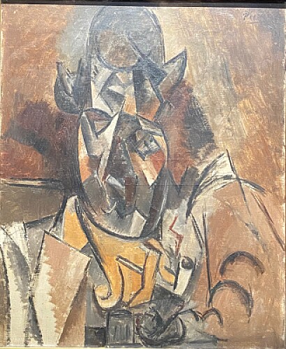 Picasso portrait de Braque