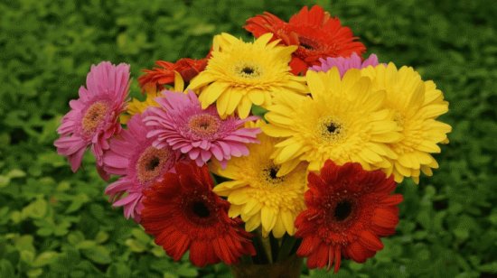 Gerberas coloridas