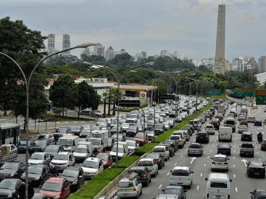 Transito Parque Ibirapuera - SP