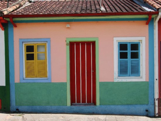 Casas coloridas