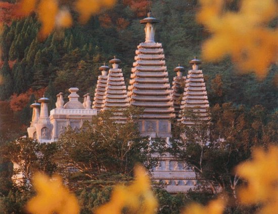 azure clouds temple