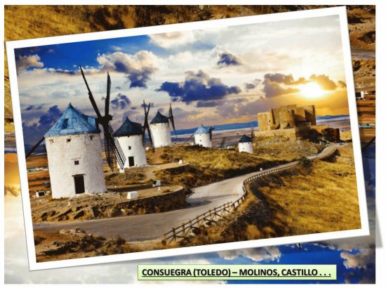 CONSUEGRA (TOLEDO) - MOLINOS, CASTILLO ...