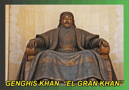 GENGHIS KHAN, MONGOL