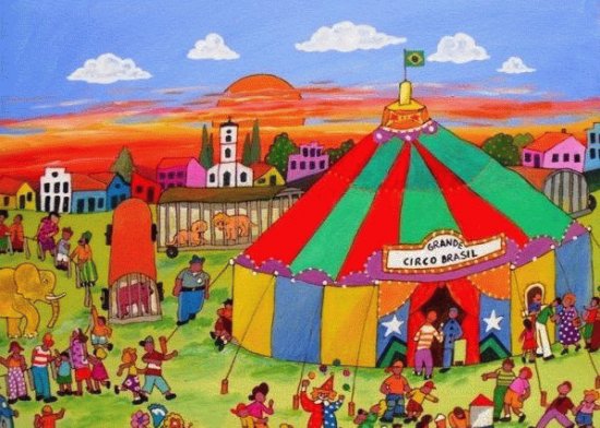 Brazil Circus - Naif Art