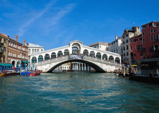 Footbridge in Italy