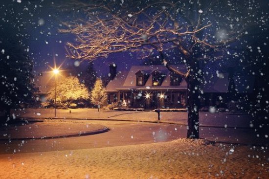 Neve da Meia Noite de Natal