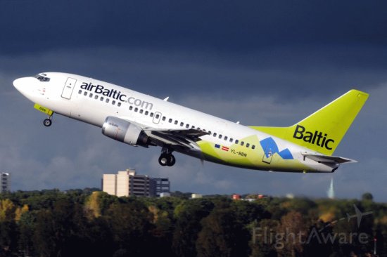 Air Baltic Boeing 737 500 Letonia