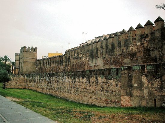 Muralla en Sevilla, EspaÃ±a.