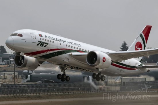 Biman Bangladesh Airlines Boeing 787-8 Banglades