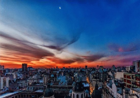 Atardecer  en Buenos Aires