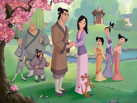 los personajes de mulan