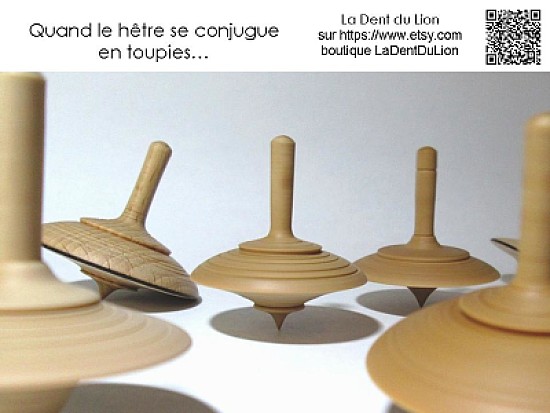 Toupies, La Dent du Lion sur Etsy.com