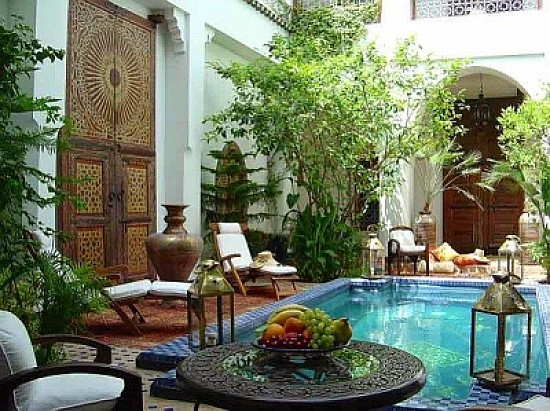 Riad internal patio