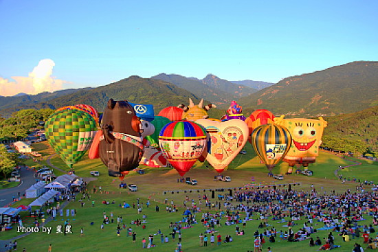 Hot air balloon in Taiwan