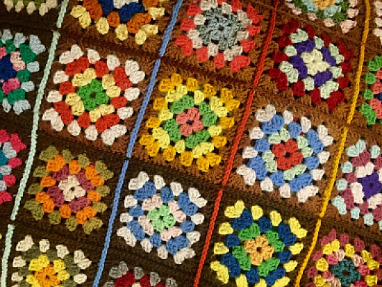 Granny Squares, faded