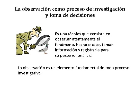 la observacion