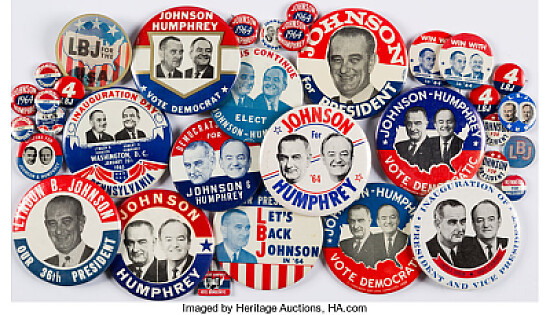 LBJ buttons