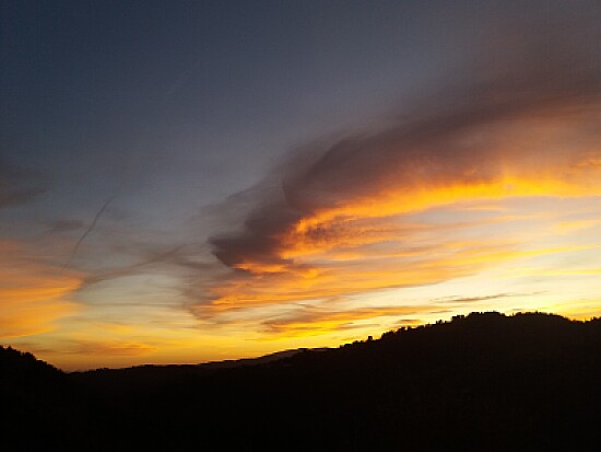 Coucher de soleil ardÃ©chois