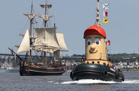 Halifax Harbour during tall ships.