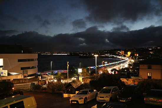 A Wet, Cold Night in Torquay, U.K.