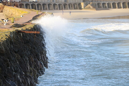 High Seas at Folkestone, U.K.