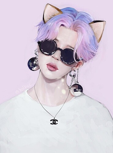 bts jimin cute cat