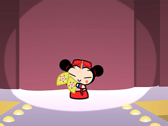 pucca hace baile francesa pucca