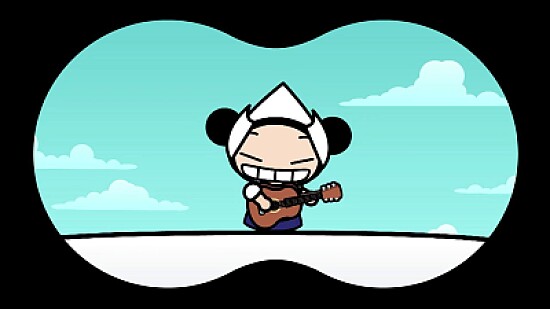 tobe mira como pucca toca la guitarra pucca