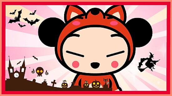 pucca decide disfrazarse de zorro pucca