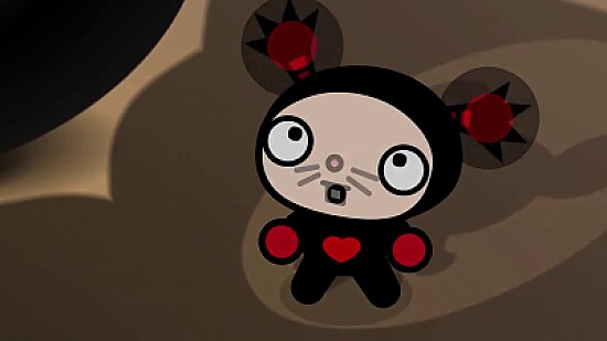 mio piensa que garu es un raton pucca