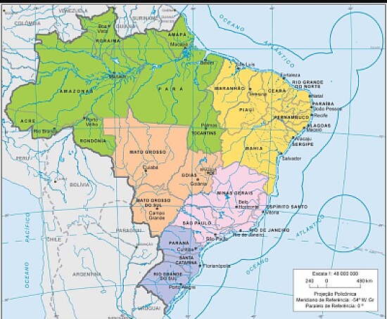 Mapa do Brasil