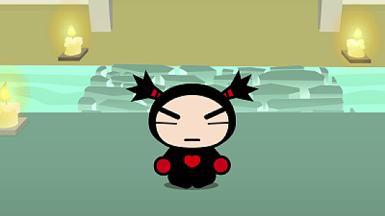 garu hace meditacion pucca