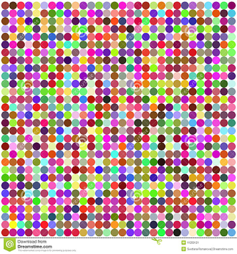 multicolored circles