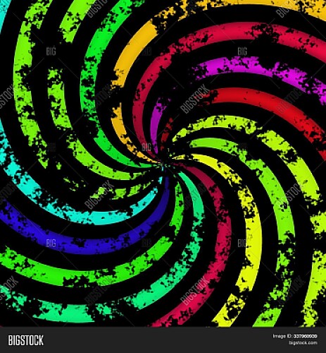 dark colorful twirl