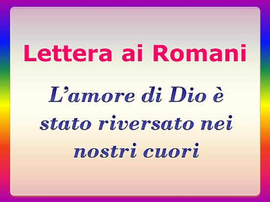 L 'amore di Dio è per noi