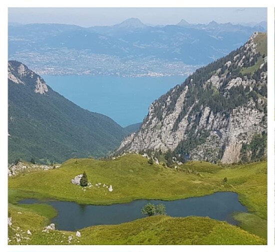 Rando et vue sur le Lac Léman