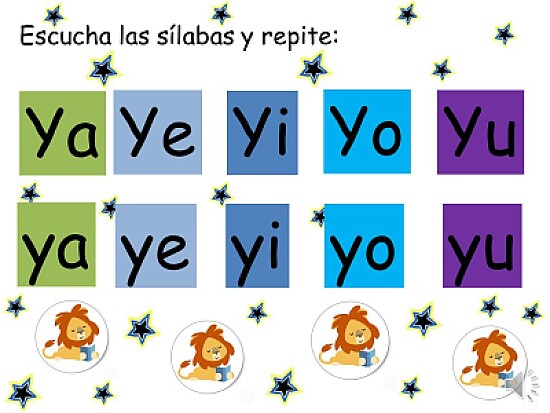 sílabas Y