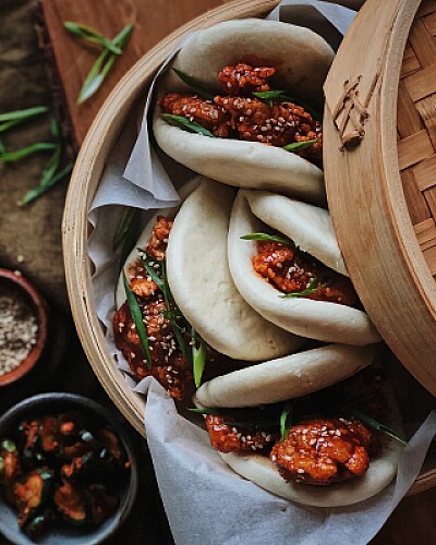 Fried Chicken Bao