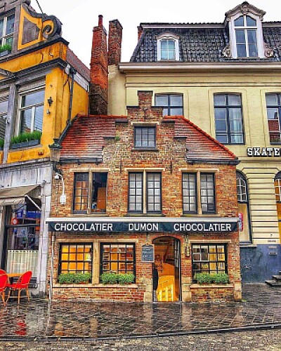 Chocolatería en Brujas-Bélgica