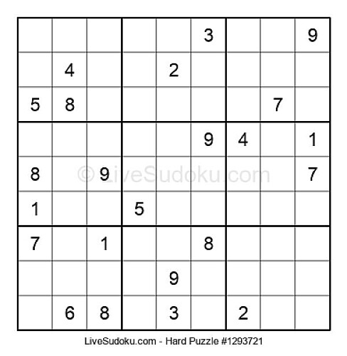 Hard Sudoku