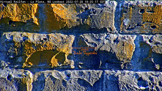 Old Bridge Abutment at La Plata,MO/USA train depot