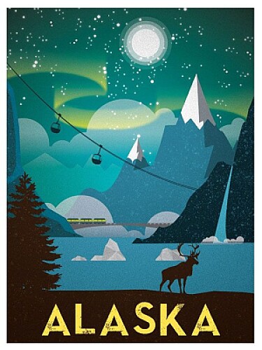 Alaska Travel Poster